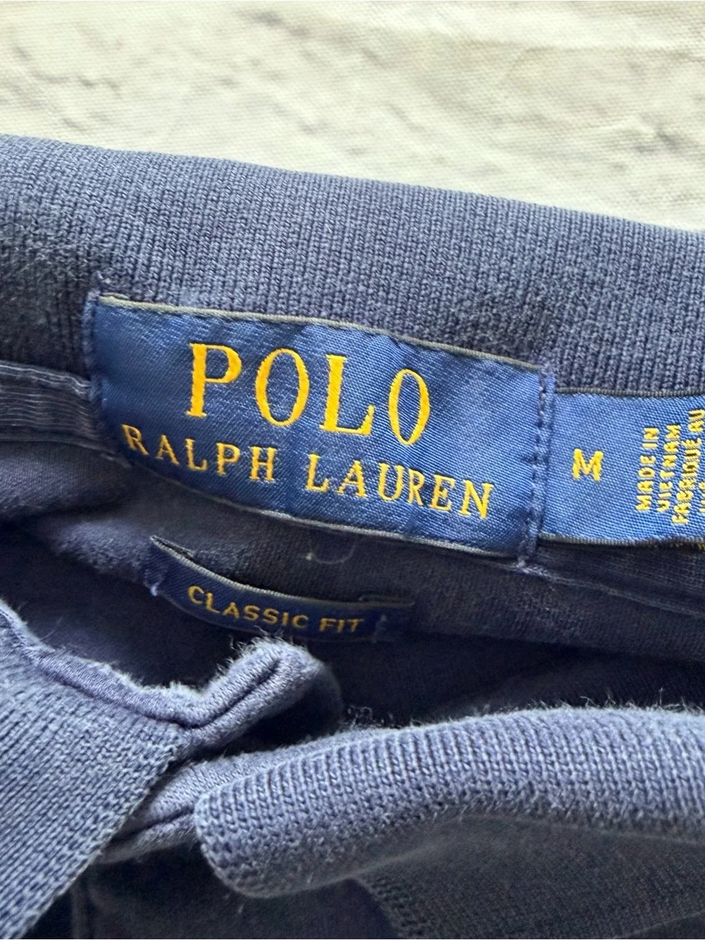 Polo Ralph Lauren Polo Shirt M | Navy Blue Classic Fit